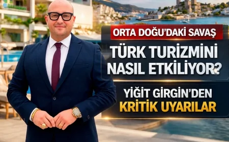 Orta Doğu’daki Savaş Türk Turizmini Nasıl Etkiliyor? Yiğit Girgin’den Kritik Uyarılar
