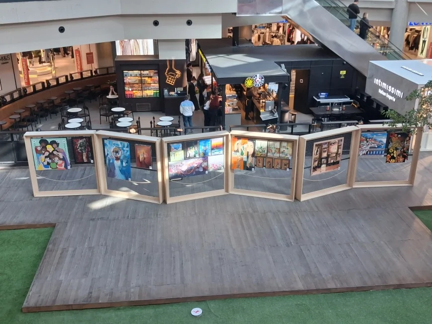 Midtown’da 8 Mart Heyecanı: "Zarafet Vitrini" Sergisi Sanatseverlerle Buluştu