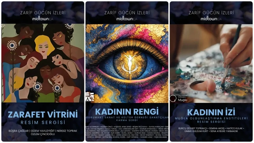 Midtown’da 8 Mart Heyecanı: "Zarafet Vitrini" Sergisi Sanatseverlerle Buluştu