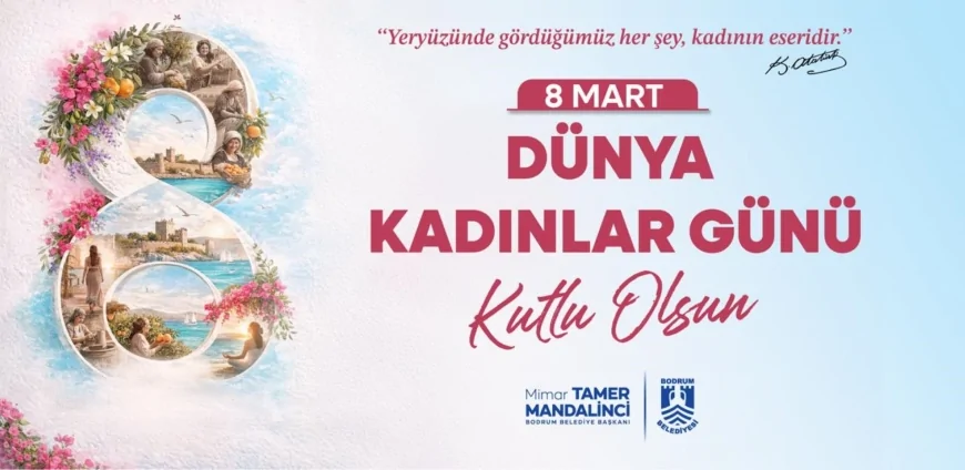 Başkan Tamer Mandalinci’den 8 Mart Mesajı: Kadınların Özgür Olduğu Bir Kent Özgür Bir Kenttir