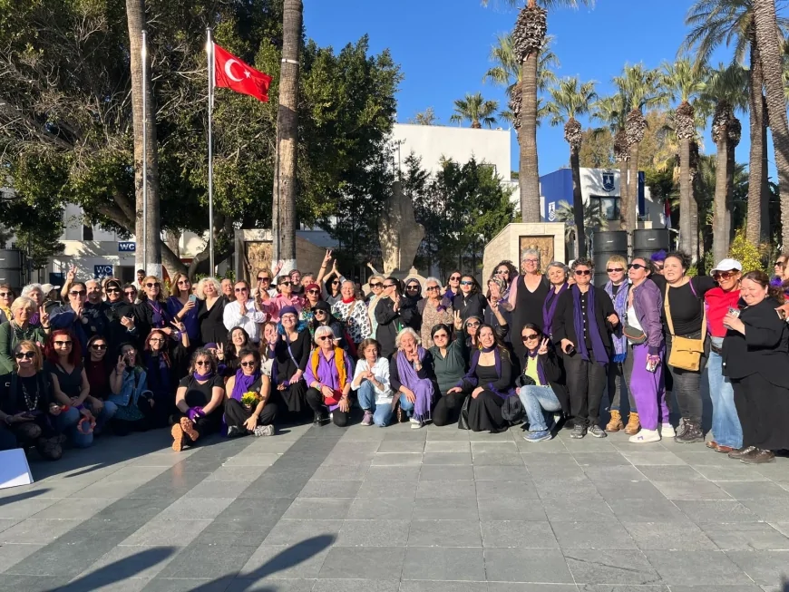 Bodrum’da 8 Mart Coşkusu: Kadınlar Sömürüye Ve Şiddete Karşı Meydanlara İndi