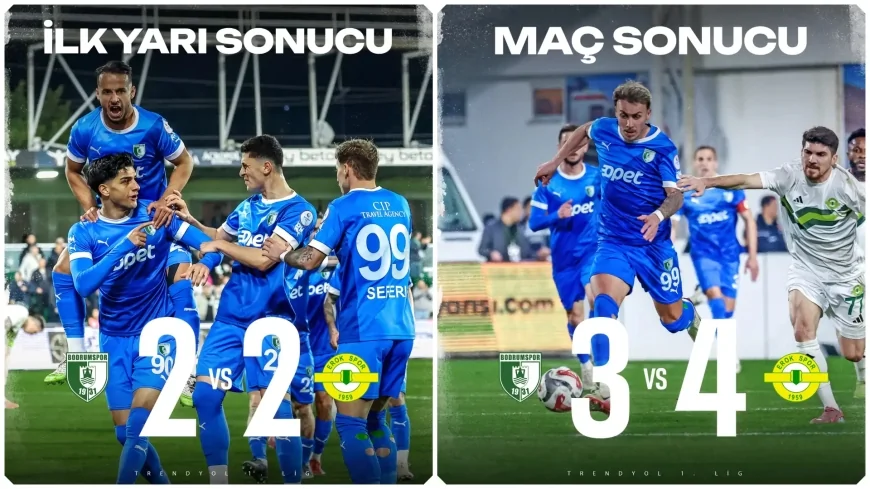 Bodrum FK Sahasında Esenler Erokspor’a 4-3 Yenildi
