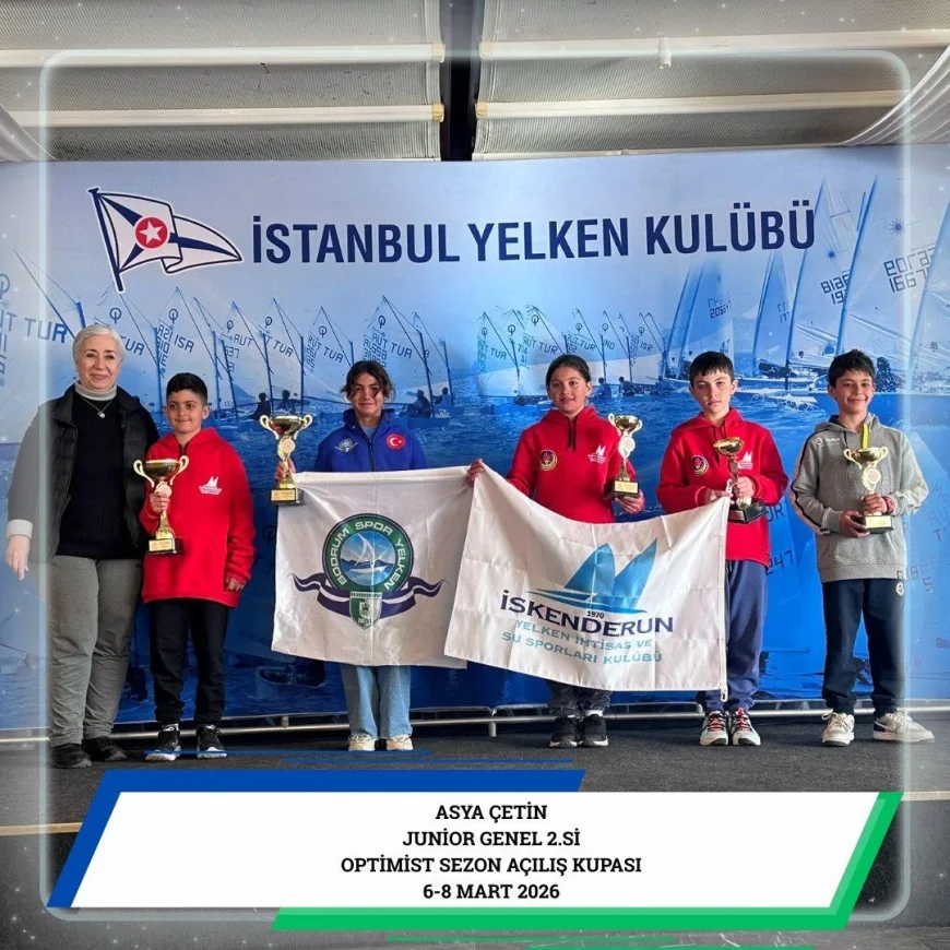 Bodrumlu Yelken Sporcularından İstanbul’da Büyük Başarı: Sezon Açılış Kupası’na Damga Vurdular