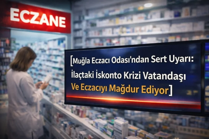 Muğla Eczacı Odası’ndan Sert Uyarı: İlaçtaki İskonto Krizi Vatandaşı Ve Eczacıyı Mağdur Ediyor