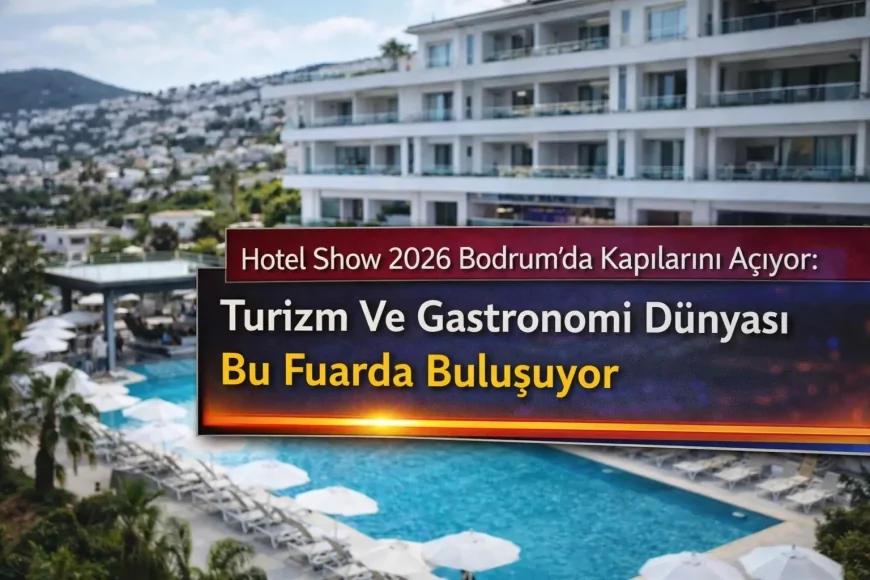 Hotel Show 2026 Bodrum’da Kapılarını Açıyor: Turizm Ve Gastronomi Dünyası Bu Fuarda Buluşuyor
