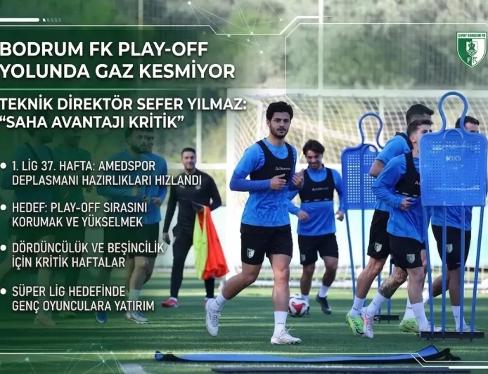 Sipay Bodrum FK Amedspor Deplasmanına Hazırlanıyor: Hedef Play-Off Avantajı