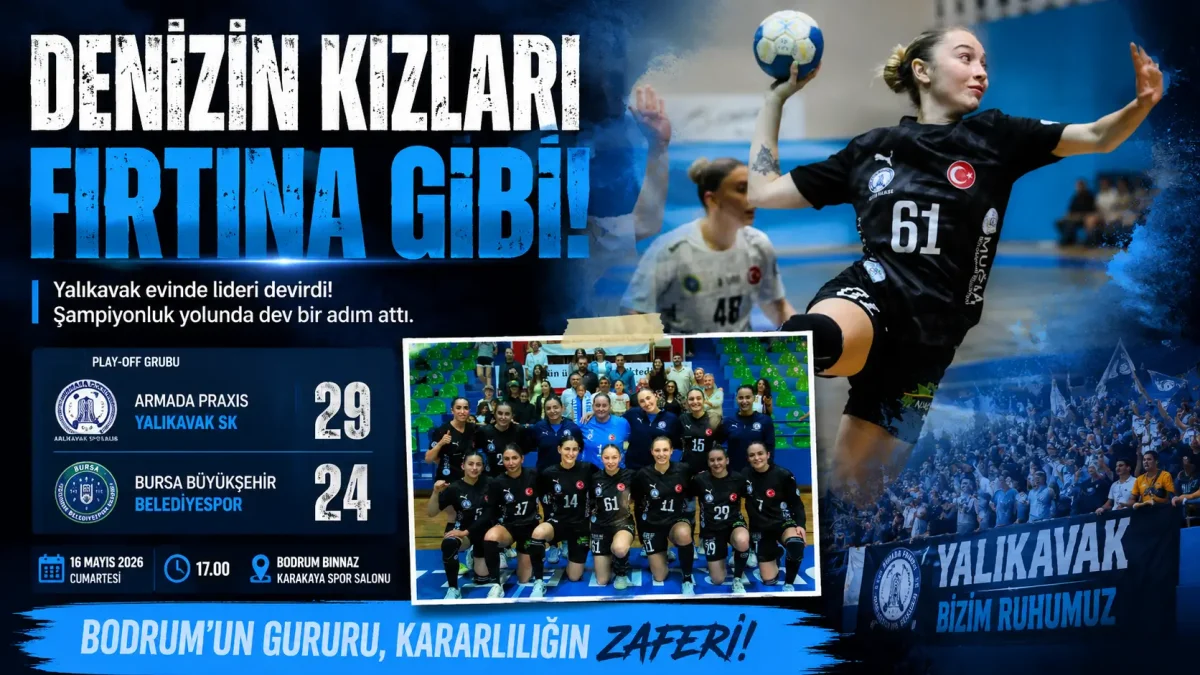 Bodrum’da Dev Zafer: Denizin Kızları Lider Bursa Büyükşehir Belediyespor’u Devirdi
