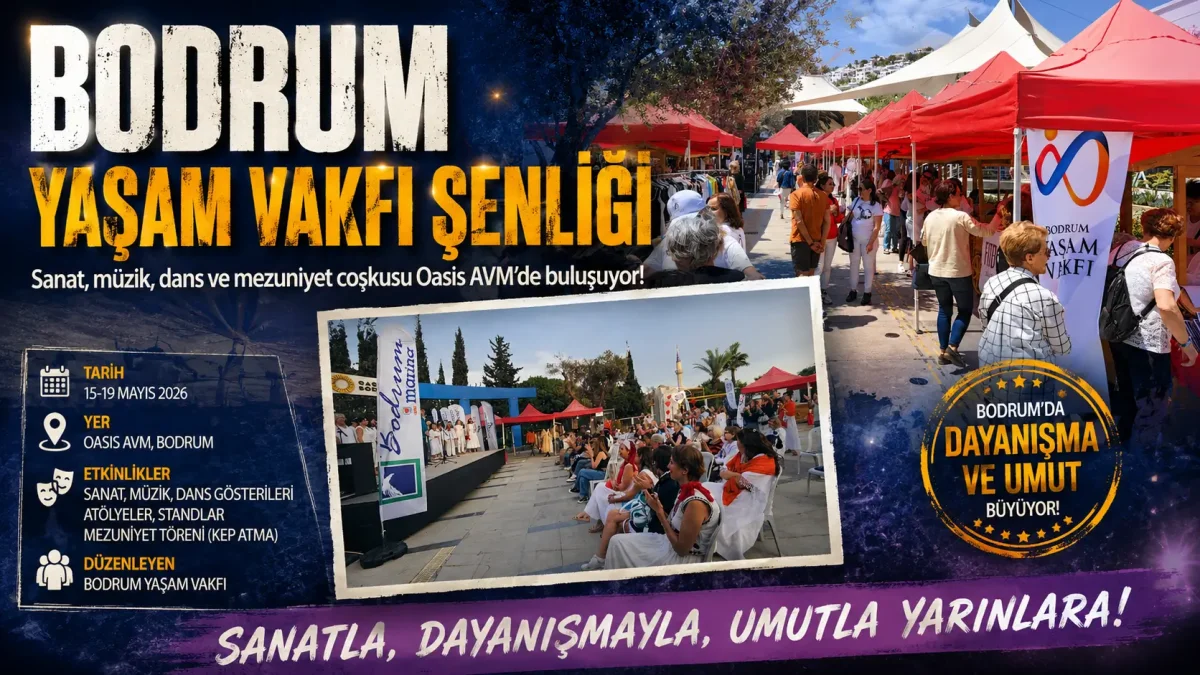 Bodrum’da Mezuniyet Coşkusu Ve Şenlik Bir Arada: 4. Bodrum Yaşam Vakfı Şenliği Başlıyor