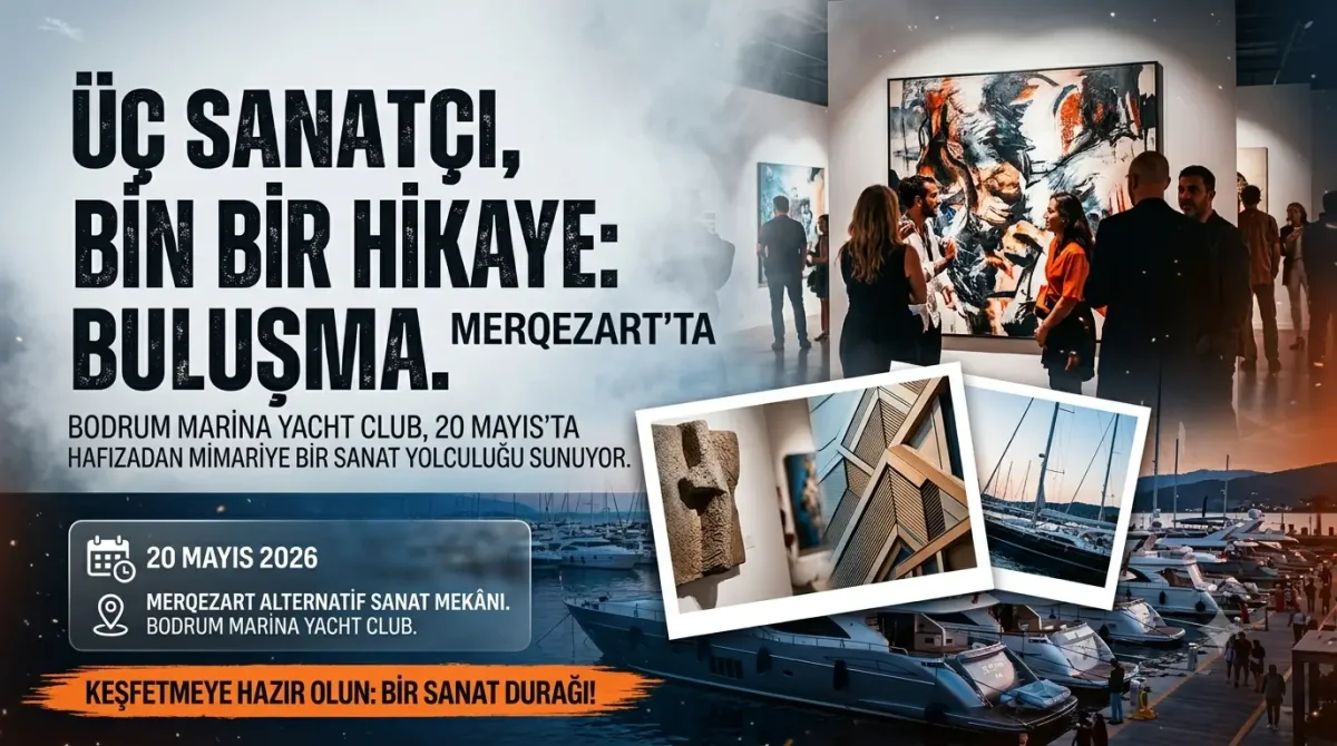 Bodrum’da Sanat Şöleni: Merqezart’ta Üç Farklı Sergi Bir Arada