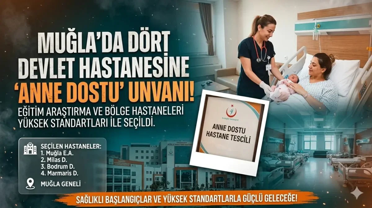 Muğla’daki Dört Hastaneye “Anne Dostu Hastane” Unvanı