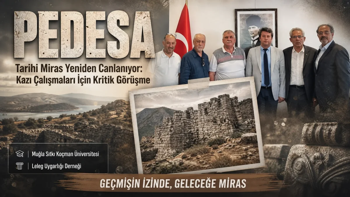 Pedesa Antik Kenti’nde Tarih Yeniden Canlanıyor: Kazıların Başlaması İçin İlk Adım Atıldı