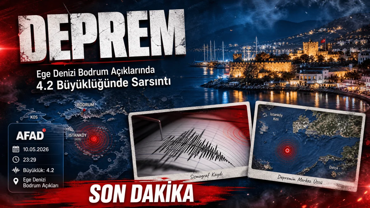 Muğla Bodrum Açıklarında Korkutan Deprem: AFAD Son Dakika Verilerini Paylaştı