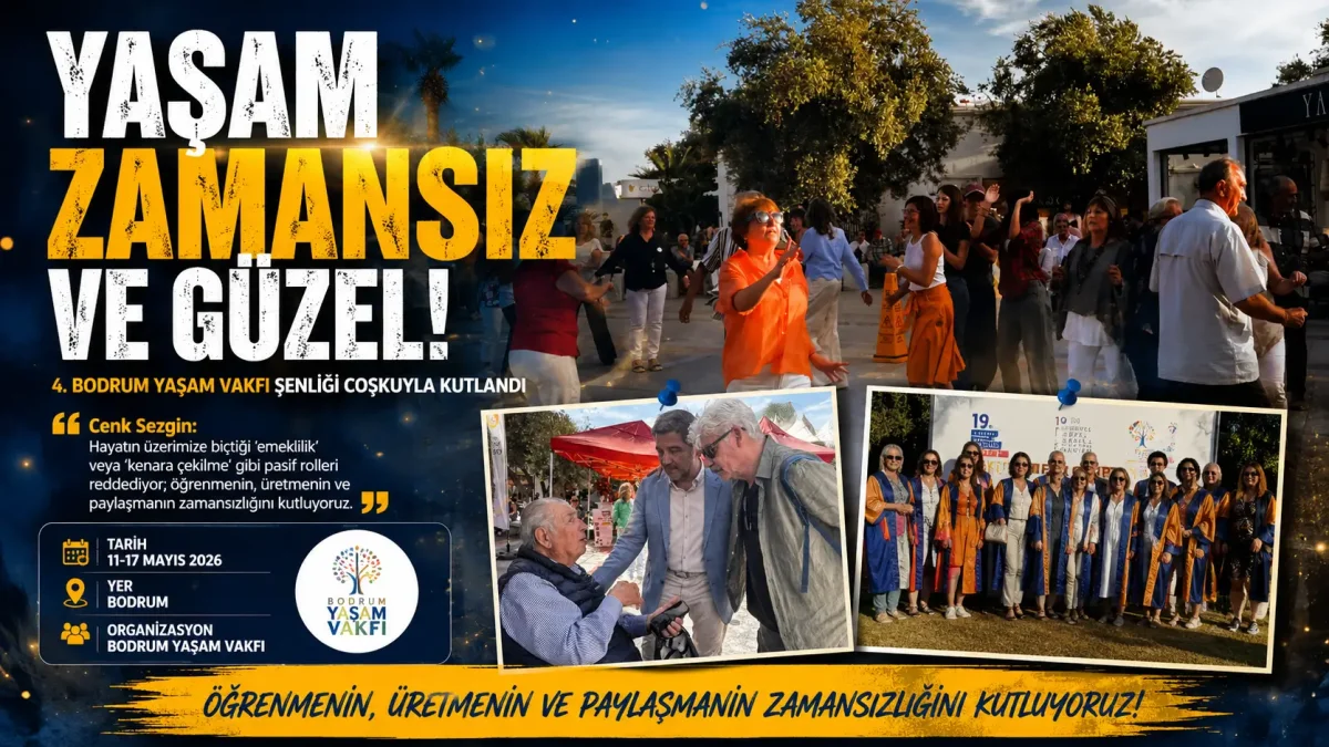 Bodrum’da İlham Veren Konuşma: "Emeklilik Rolünü Reddediyoruz, Öğrenerek Gençleşiyoruz"