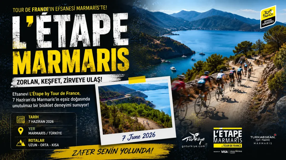 L’Étape Marmaris By Tour De France İle Bisiklet Tutkunları 7 Haziran’da Marmaris’te Buluşuyor