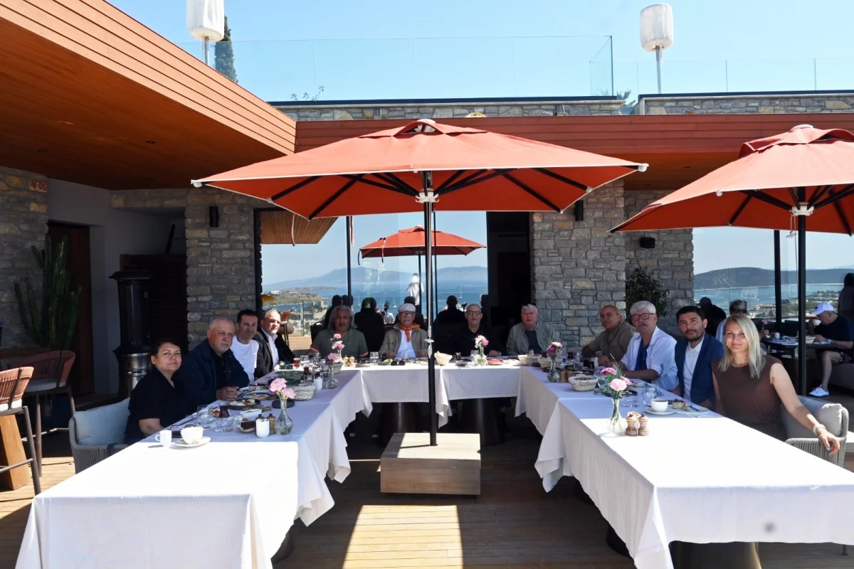 Bodrum Gazete Yayıncıları Cemiyeti Üyeleri Dayanışma Kahvaltısında Buluştu