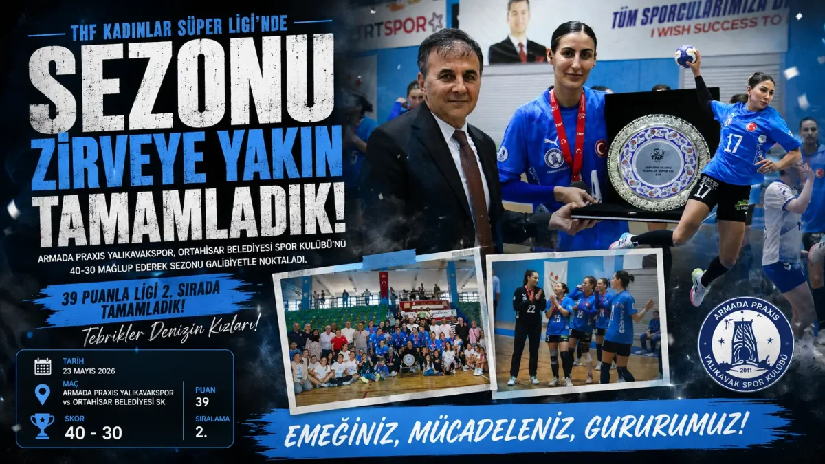 Armada Praxis Yalıkavakspor Sezonu Galibiyetle Kapattı: Denizin Kızları Ligi İkinci Bitirdi