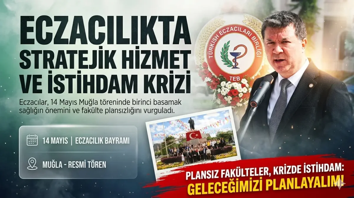 Bilimsel Eczacılığın 187. Yılı Muğla’da Coşkuyla Kutlandı: Eczacılar Sorunlarını Ve Çözüm Yollarını Haykırdı
