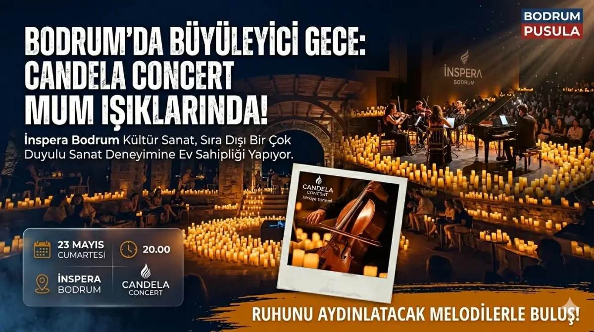Bodrum’da Mum Işığı Altında Büyüleyici Konser: Candela Concert İnspera’da