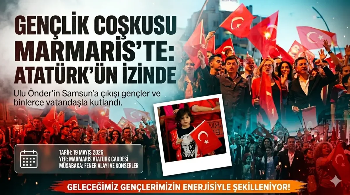 Marmaris’te 107. Yıl Coşkusu: Gençlerin Enerjisi Spor Ve Sanatla Buluştu