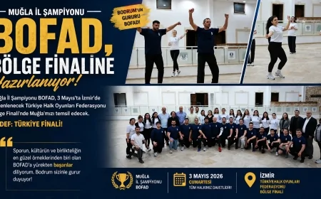 Bodrum’un Gururu BOFAD Bölge Finali İçin İzmir Yolunda: Hedef Türkiye Şampiyonluğu
