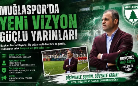Muğlaspor Başkanı Menaf Kıyanç: Borçsuz Ve Örnek Bir Kulüp Yarattık