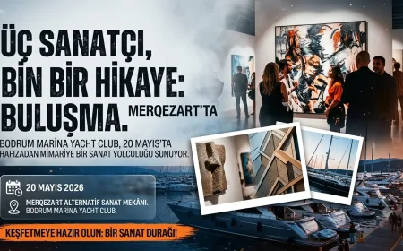 Bodrum’da Sanat Şöleni: Merqezart’ta Üç Farklı Sergi Bir Arada
