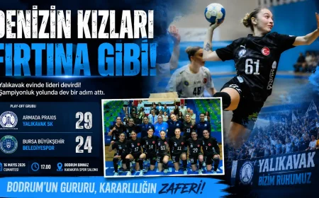 Bodrum’da Dev Zafer: Denizin Kızları Lider Bursa Büyükşehir Belediyespor’u Devirdi