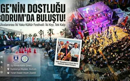 6. Uluslararası İki Yaka Kültür Festivali Bodrum’da Dostluk Rüzgarları Estirdi