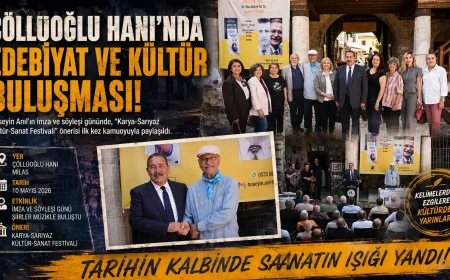 Tarihi Çöllüoğlu Hanı’nda Şiir Tınıları: Hüseyin Anıl’dan Milas’a Dev Festival Önerisi