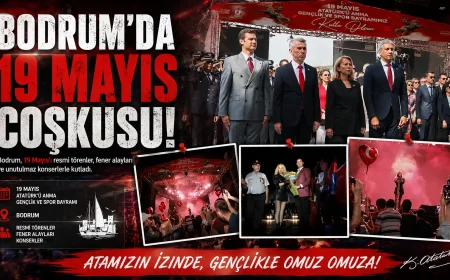 Bodrum’da 19 Mayıs Coşkusu: Sertab Erener Ve Fener Alayları İle Unutulmaz Bir Bayram