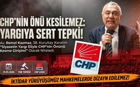 Av. Remzi Kazmaz’dan Sert Tepki Kurultay Kararı Siyasi Bir Müdahaledir