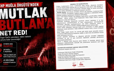 CHP Muğla Örgütünden Ortak Deklarasyon: Özgür Özel’in Yanındayız, Olağanüstü Kurultay Toplanmalı