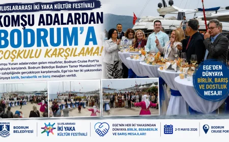 Bodrum’da Dostluk Rüzgarları: İki Yaka Kültür Festivali Coşkuyla Başladı