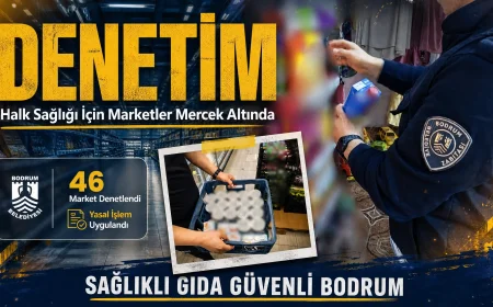 Bodrum’da Zabıtadan Marketlere Sıkı Markaj: 46 İşletme Denetlendi Tarihi Geçmiş Ürünler İmha Edildi