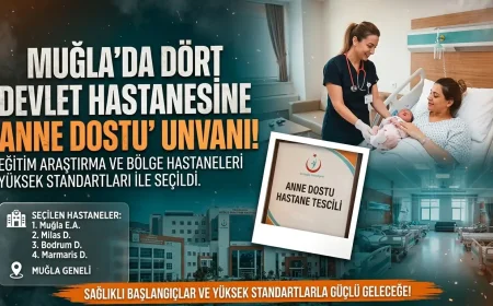 Muğla’daki Dört Hastaneye “Anne Dostu Hastane” Unvanı