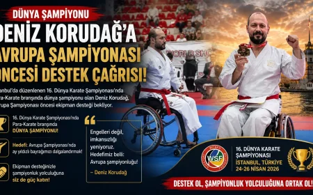 Bodrumlu Deniz Korudağ Para-Karate Branşında Dünya Şampiyonu Oldu