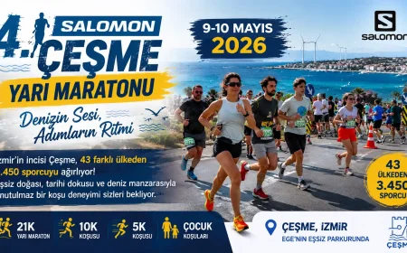 Ege'de Dev Organizasyon: 4. Salomon Çeşme Yarı Maratonu 43 Ülkeden Binlerce Sporcuyu Ağırlıyor