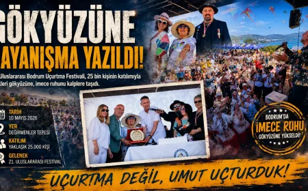Gökyüzü Renklendi Umutlar Birleşti: 21. Uluslararası Bodrum Uçurtma Festivali’ne Rekor Katılım