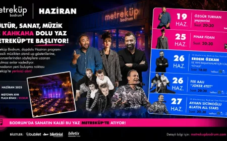 Bu Yaz Bodrum’da Işıklar Metreküp Bodrum Sahnesinde Yükselecek: Yazın Enerjisi Haziran’da Başlıyor!