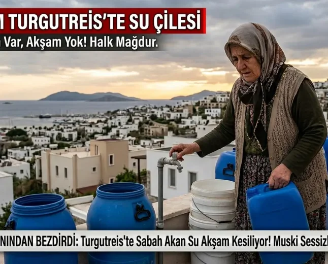 Bodrum Turgutreis'te Bitmeyen Su Çilesi: Muski Sessizliğini Koruyor