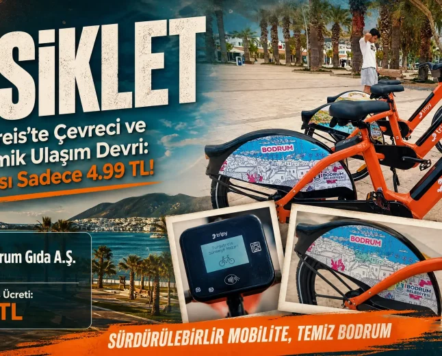 Bodrum’da Çevreci Ulaşım Dönemi: Turgutreis’te Elektrikli Bisikletler Hizmete Girdi