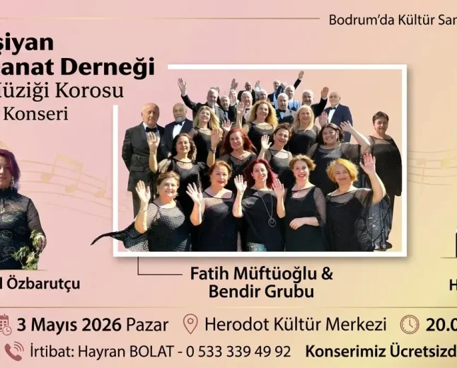 Bodrum Aşiyan Kültür ve Sanat Derneği’nden Bahara Merhaba Konseri