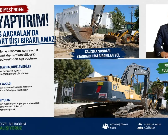 Başkan Tamer Mandalinci’den İhmalkar Firmaya Sert Müdahale: Teminatı Yakıldı Yol Yapımı Başladı