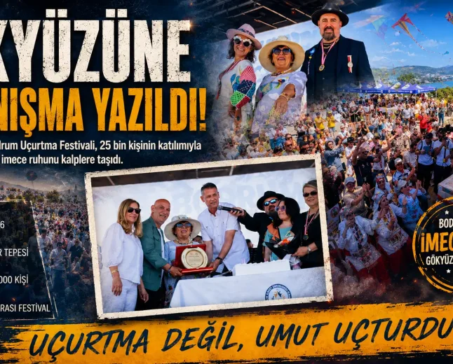 Gökyüzü Renklendi Umutlar Birleşti: 21. Uluslararası Bodrum Uçurtma Festivali’ne Rekor Katılım