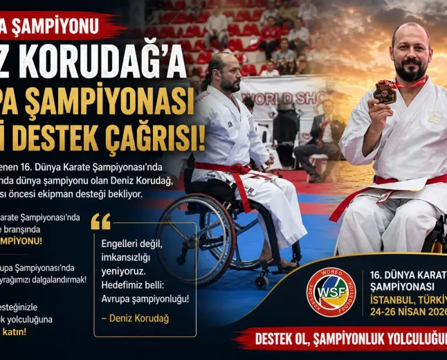 Bodrumlu Deniz Korudağ Para-Karate Branşında Dünya Şampiyonu Oldu