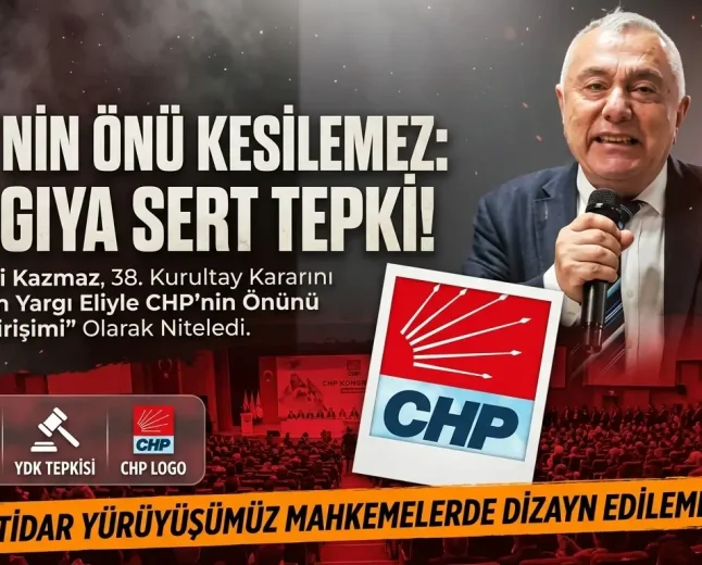 Av. Remzi Kazmaz’dan Sert Tepki Kurultay Kararı Siyasi Bir Müdahaledir