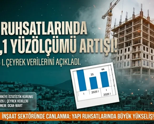 Yapı İzin İstatistikleri Açıklandı: 2026 Yılı İlk Çeyreğinde Yapı Ruhsatlarında Büyük Artış