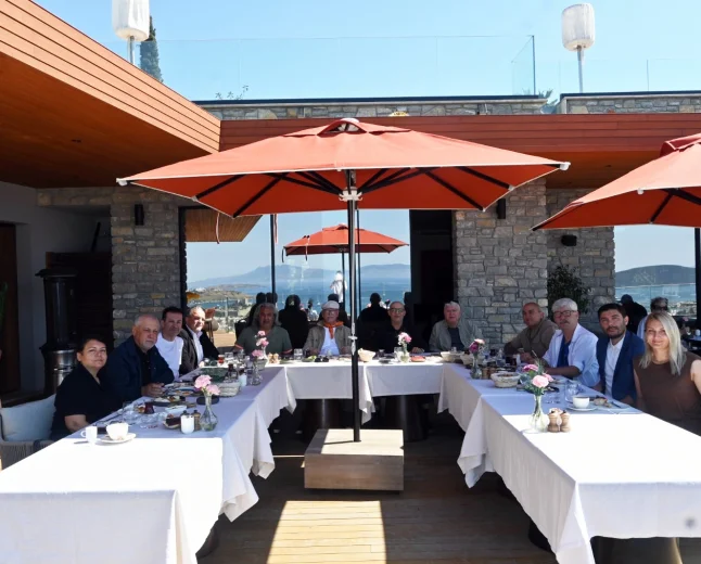 Bodrum Gazete Yayıncıları Cemiyeti Üyeleri Dayanışma Kahvaltısında Buluştu