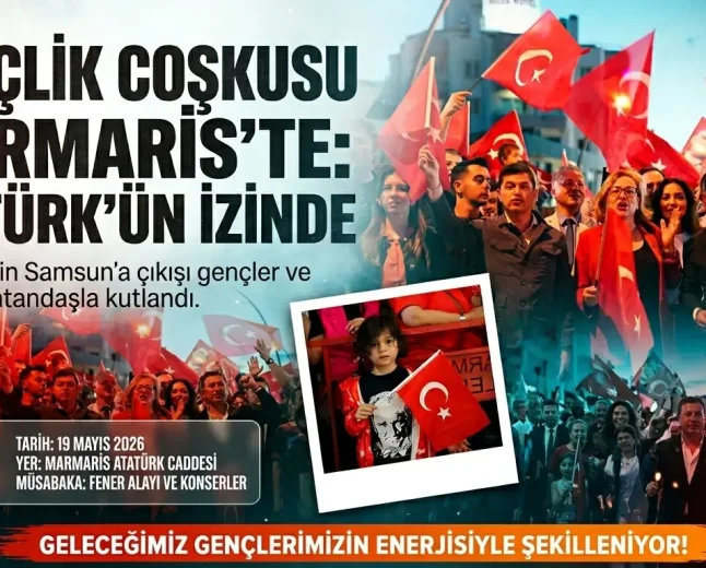 Marmaris’te 107. Yıl Coşkusu: Gençlerin Enerjisi Spor Ve Sanatla Buluştu