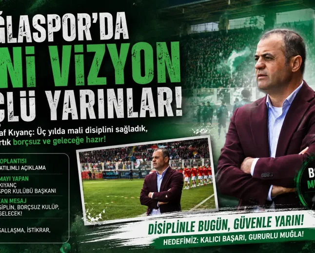 Muğlaspor Başkanı Menaf Kıyanç: Borçsuz Ve Örnek Bir Kulüp Yarattık